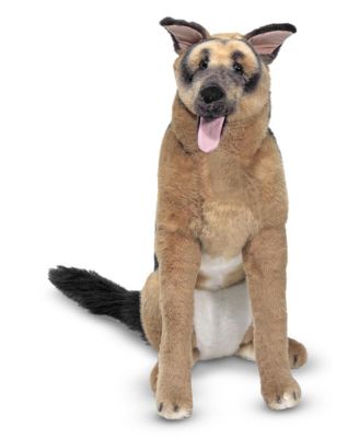 german shepherd cuddly toy