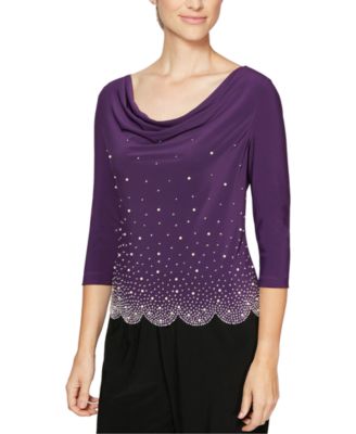 macys evening tops