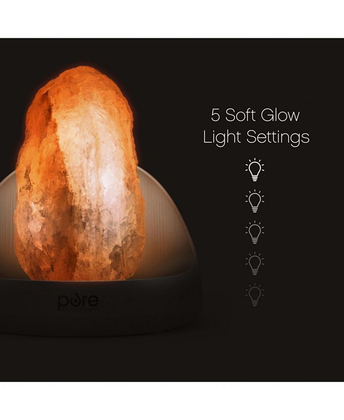 Pure Enrichment PureGlow Crystal Salt Lamp & Diffuser & Reviews