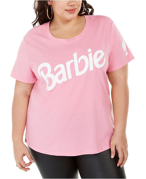 Love Tribe Trendy Plus Size Barbie T Shirt Created For Macy S Reviews Trendy Plus Sizes Plus Sizes Macy S
