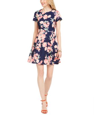 vince camuto fit and flare dress