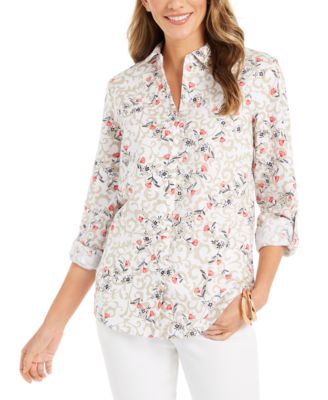 charter club blouses at macys