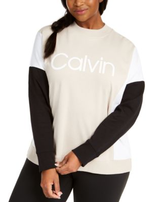 calvin klein plus size sweatshirt