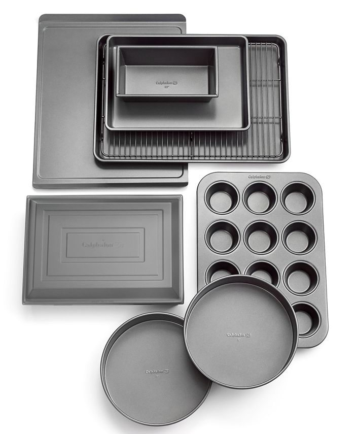 Calphalon Nonstick 10 Piece Bakeware Set & Reviews Bakeware Kitchen