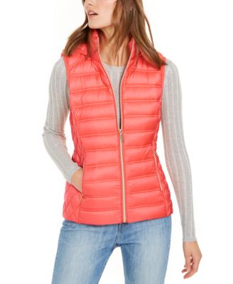 Michael Kors Hooded Quilted Vest 
