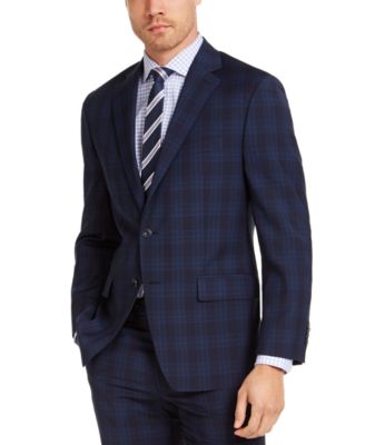 michael kors blue suit