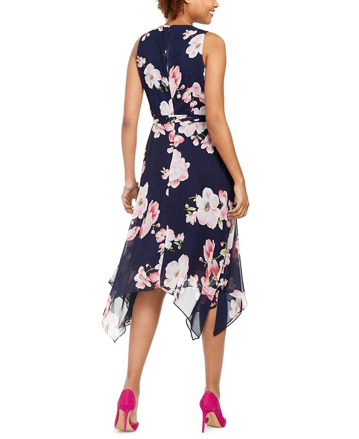 jessica howard floral print midi dress