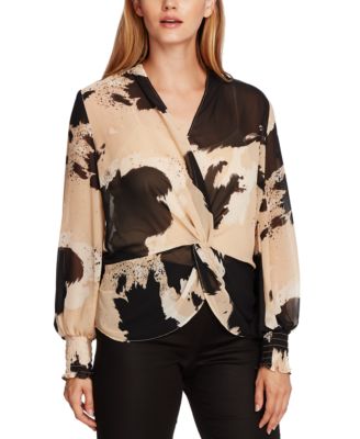 vince camuto bubble sleeve blouse