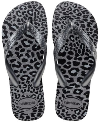 leopard print fit flops