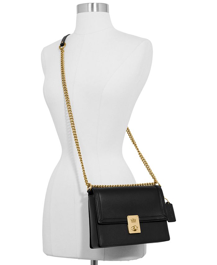 COACH Refined Calf Leather Hutton Shoulder Bag & Reviews - Handbags ...