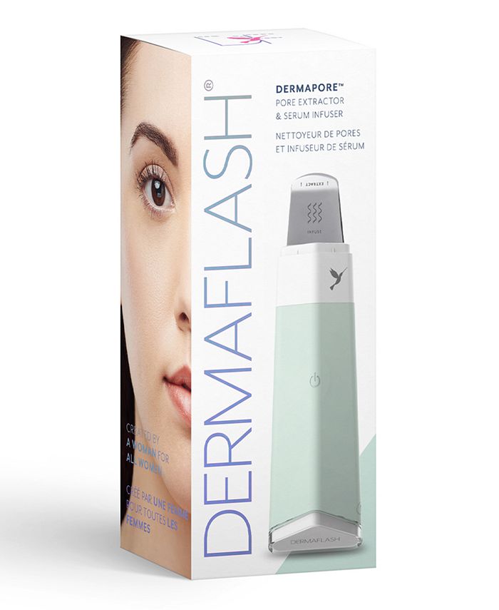 DERMAFLASH Dermapore Ultrasonic Pore Extractor Serum Infuser & Reviews