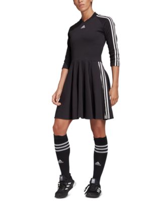 adidas Women's 3-Stripe Pleated Dress 