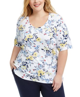 macys plus size tops karen scott