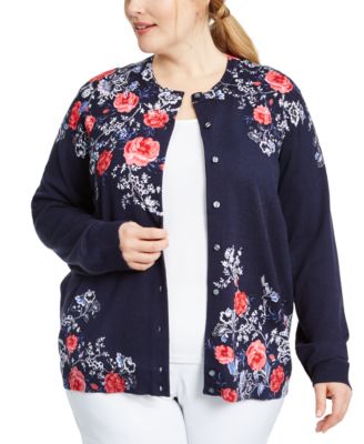 macys plus size cardigan sweaters