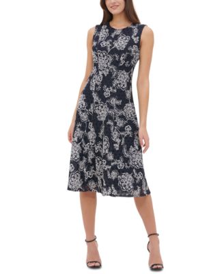 tommy icons midi dress