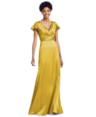 macys flutter sleeve dress