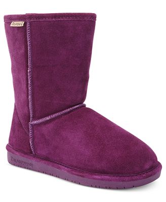 BEARPAW Emma Short Boots - Shoes - Macy's