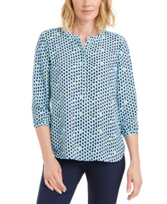 macy's jm collection petite tops