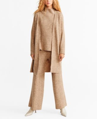 mango ribbed cardigan
