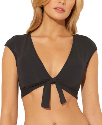 cap sleeve bathing suit top