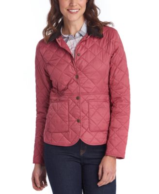 ladies barbour quilted jacket size 