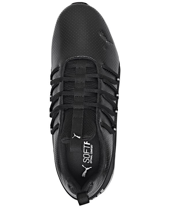 men's puma axelion knit sneakers