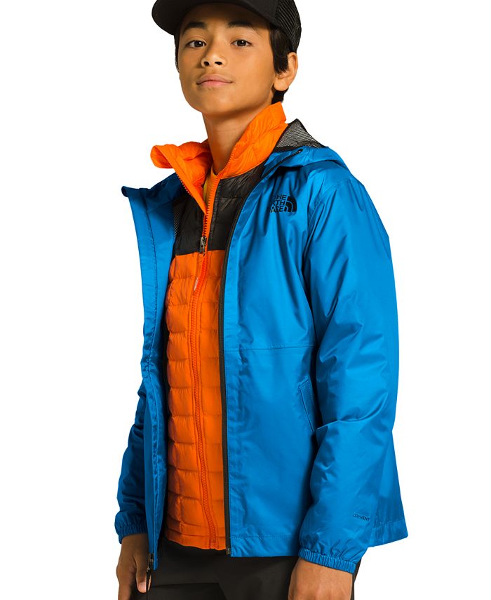 The North Face Big Boys Hooded Zipline Rain Jacket & Reviews Coats & Jackets Kids Macy's