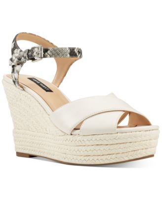 nine west platform wedges