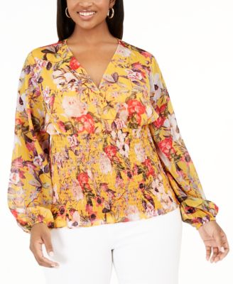 plus size macys tops