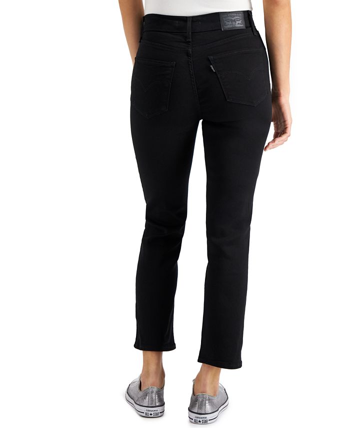 724 straight crop levi's