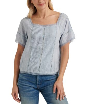 macys lucky brand womens tops