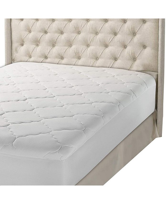 Mastertex Micro Puff Fitted Mattress Pad California King Reviews Mattress Pads Toppers Bed Bath Macy S