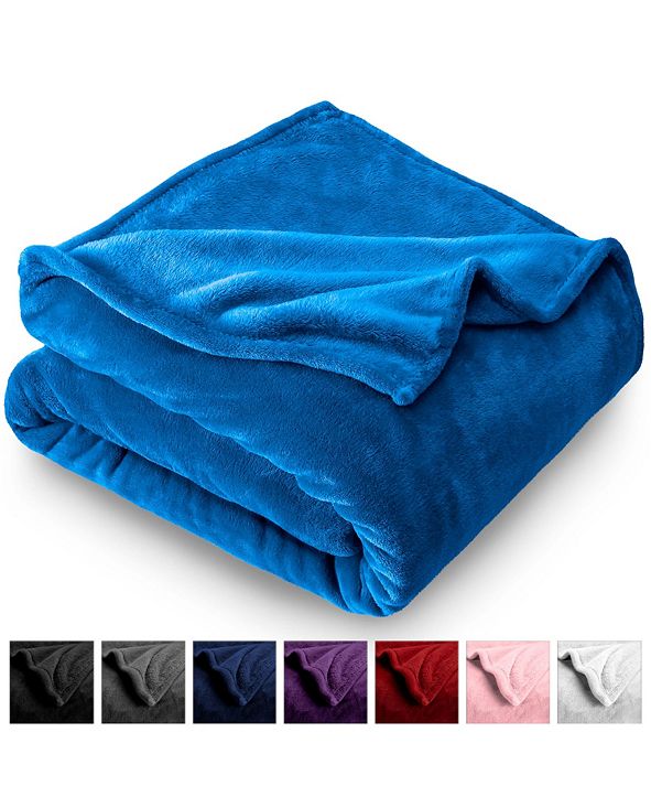 Bare Home Microplush Fleece Blanket, Full/Queen & Reviews Blankets