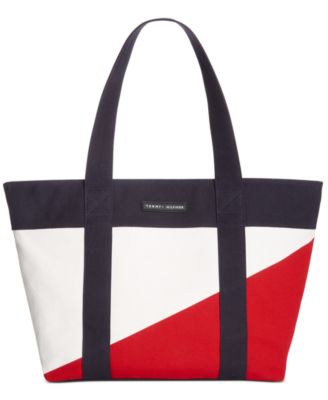 Tommy Hilfiger Canvas TH Flag Tote 