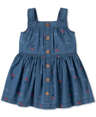 little girl denim dress