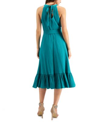 calvin klein green dress macys