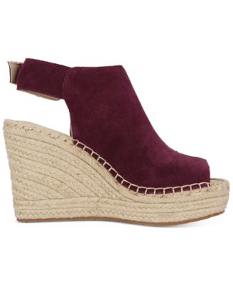 kenneth cole peep toe wedge