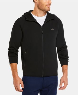 lacoste fleece zip hoodie