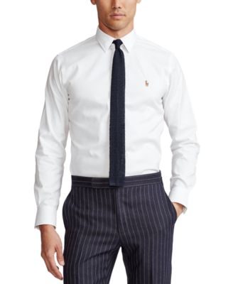 white ralph lauren dress shirt