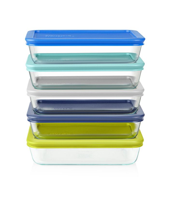 Pyrex Simply Store 10Pc. Meal Prep Container Set & Reviews Bakeware Kitchen Macy