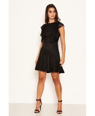 macys junior black dresses