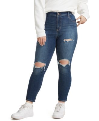 macy's plus size levi jeans