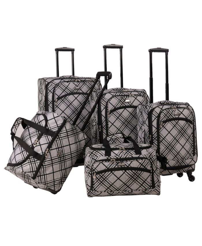 American Flyer Stripes 5 Piece Spinner Luggage Set & Reviews - Luggage Sets - Luggage - Macy's