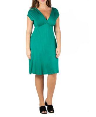 plus size empire waist dresses with sleeves