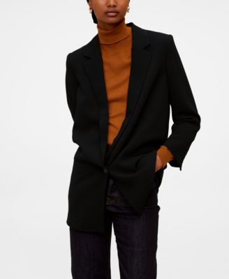 mango structured suit blazer