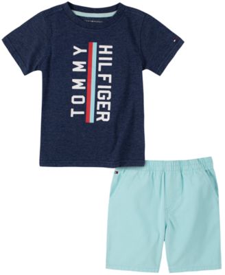 tommy hilfiger shorts and t shirt
