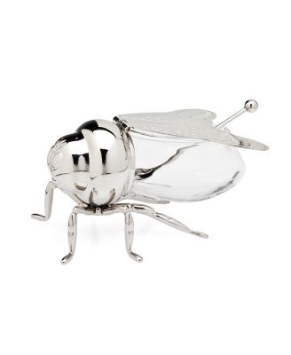 Баночка пчелиного меда Godinger с ложкой