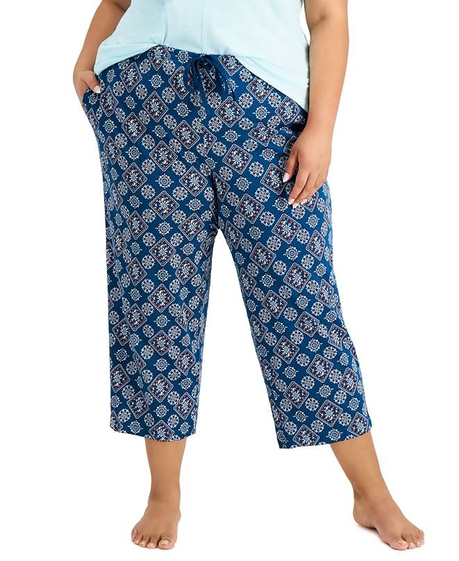 plus size capri pajama bottoms