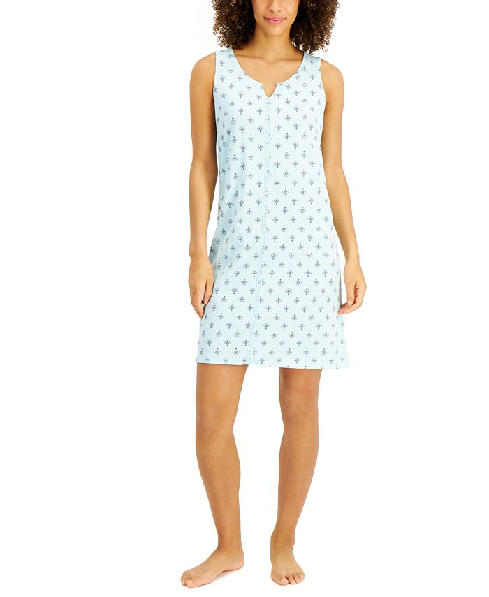 Charter Club LaceTrim Cotton Nightgown, Created for Macy's & Reviews