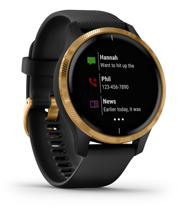 garmin venu black with gold hardware